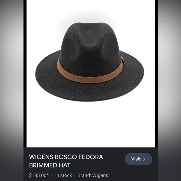 WIGEN 100% wool brimmed hat main image 8